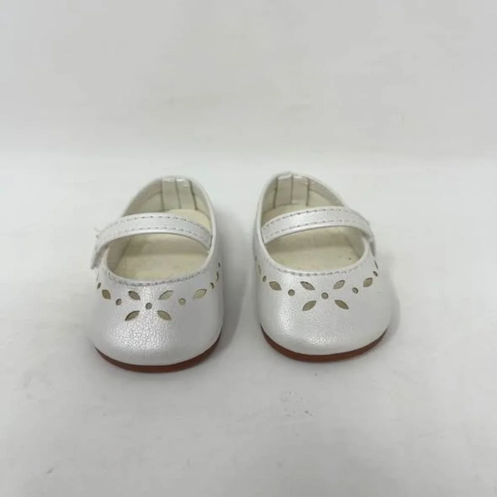 American Girl Maryellen Pretty Pink Dress - Pearly White Mary Jane Shoes Only